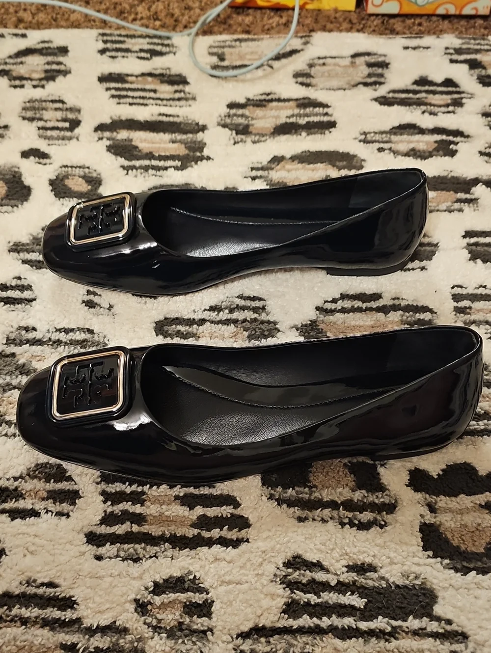 Tory Burch Georgia Loafer Flats Dress Shoes Slip On Patent Leather 10M